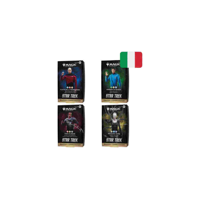 4 Mazzi Comandante ITA Star Trek Italiano - Magic PREORDER RITARDO DATA INDETERMINATA 