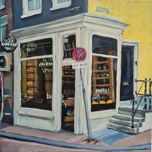 Print 'The Old Cheese Shop, Amsterdam'