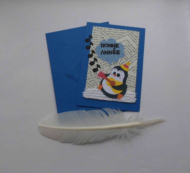 Une bonne année en musique avec ce pingouin 
