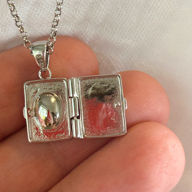 Book locket • 925 sterlingsølv • 6x4mm