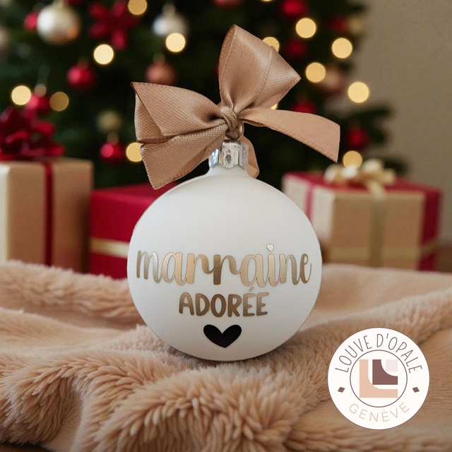 Boule de Noël  - Marraine