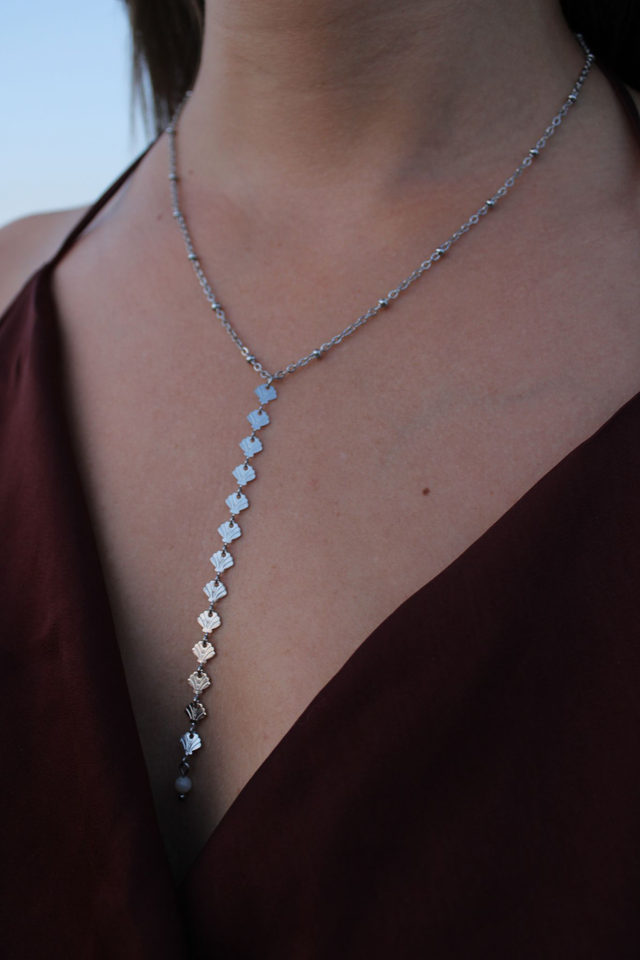 Collier cascade coquillages 