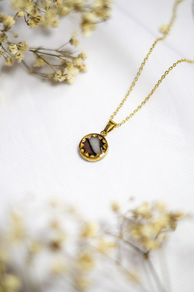 Coloris univers - Collier Camille • en polymère 