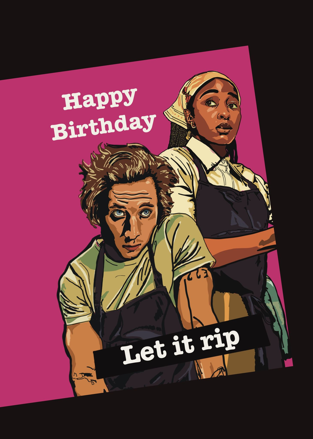 The Bear Let it Rip Birthday Card (A5)