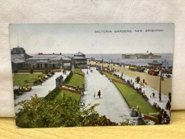 Victoria Gardens, New Brighton, Cheshire, Posted 1928 Bon Marche Series Storey &amp; Co. Our Ref No. R347 £2.85