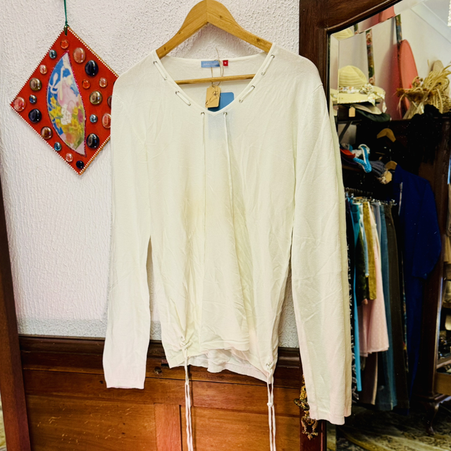 Camisola C/ Atilhos Pérola