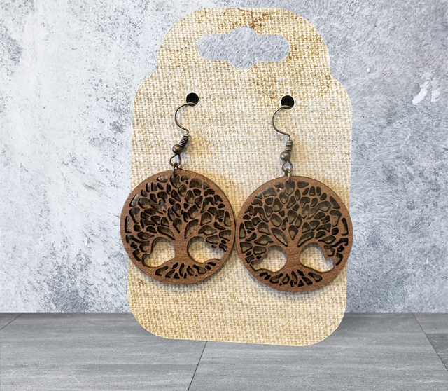 Boucles d oreilles arbre de vie 
