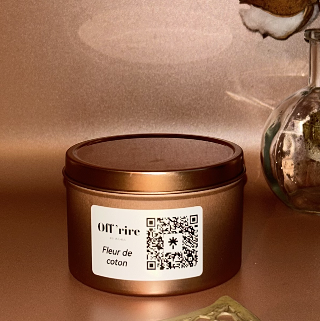 Métallik cuivre - bougie parfumée