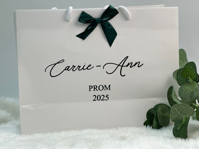 Persoanlised Prom  Gift Bag