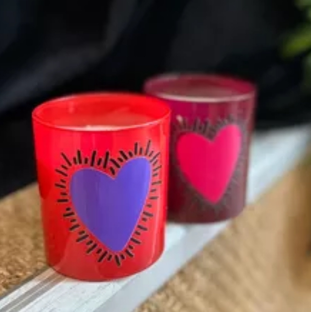 Bougie cœur 