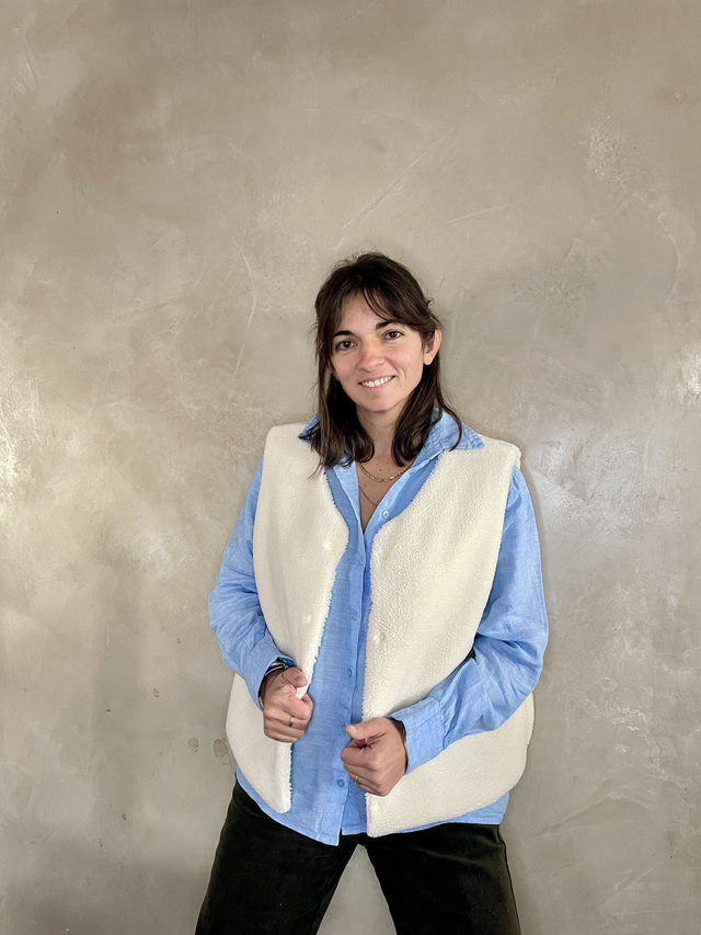 Gilet Sherpa Femme