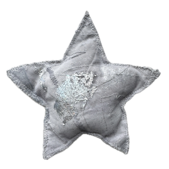 Silver Sparkle Patchwork Tree Topper