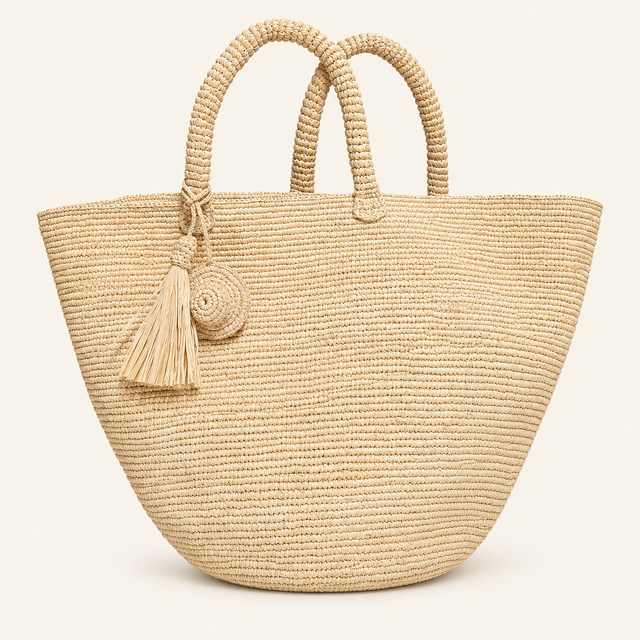 Sac Nacra en raphia de Madagascar