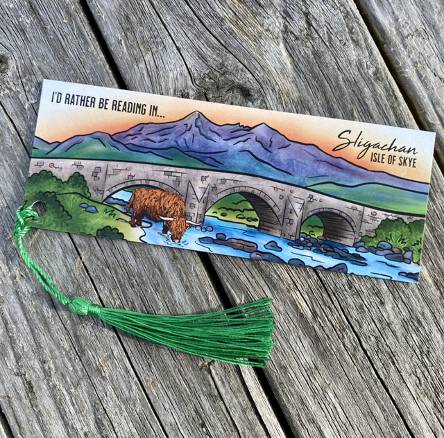 Sligachan bookmark with tassle
