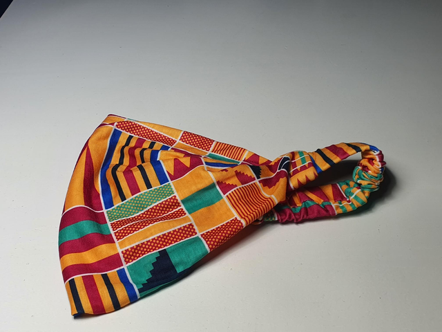 African print headband Aztec