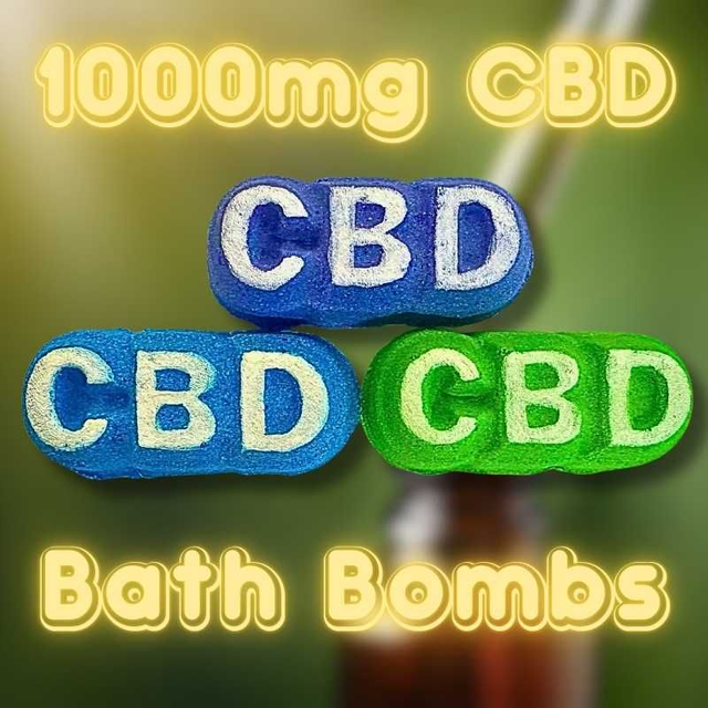 CBD Bath Bombs (1000mg CBD)