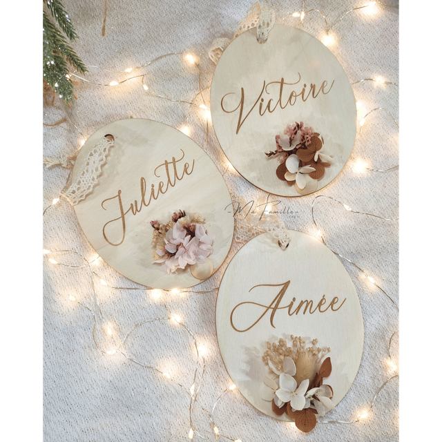 Suspension murale - Fleurs séchées