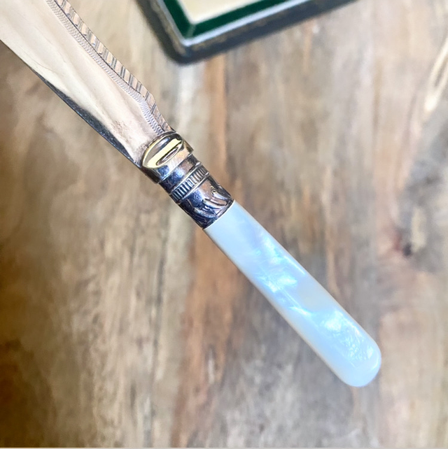 Duo en nacre années 30