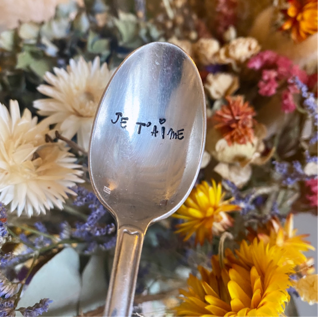 Je T’aime coeur sur le i