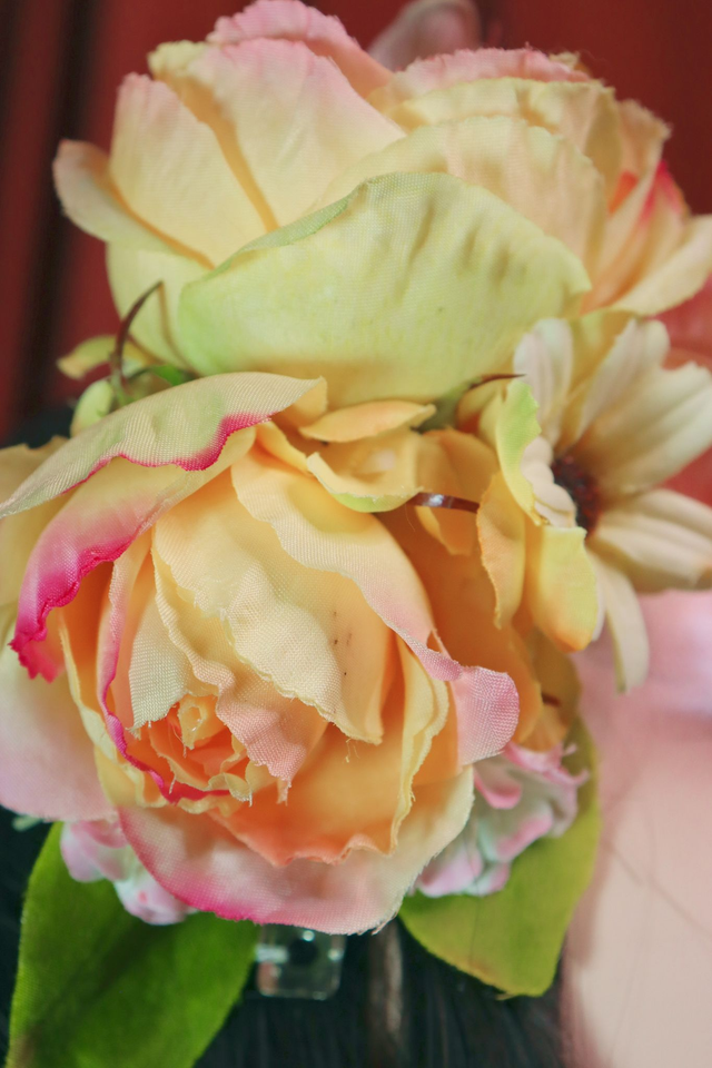 Hair flowers • L • Spring sunset