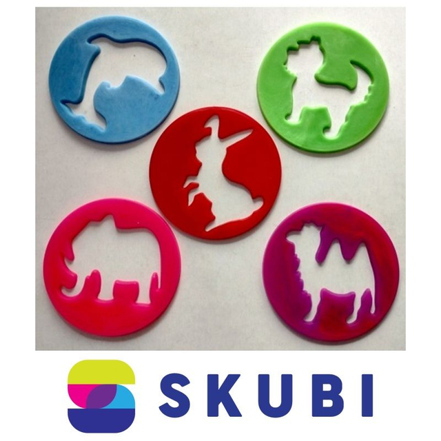 OBKRESLI A VYMALUJ - 5 ŠABLONEK ZVÍŘÁTEK