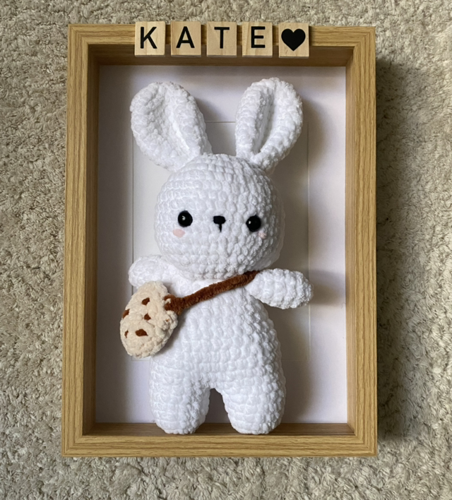 Cadre peluche lapinou 🐰