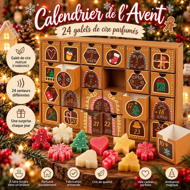 🎄 L'Atelier Enchanté de Noël – Calendrier de l’Avent 24 Surprises ✨