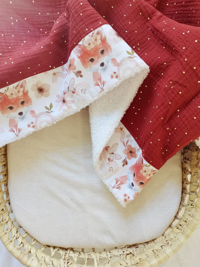 Plaid Moka Terracotta