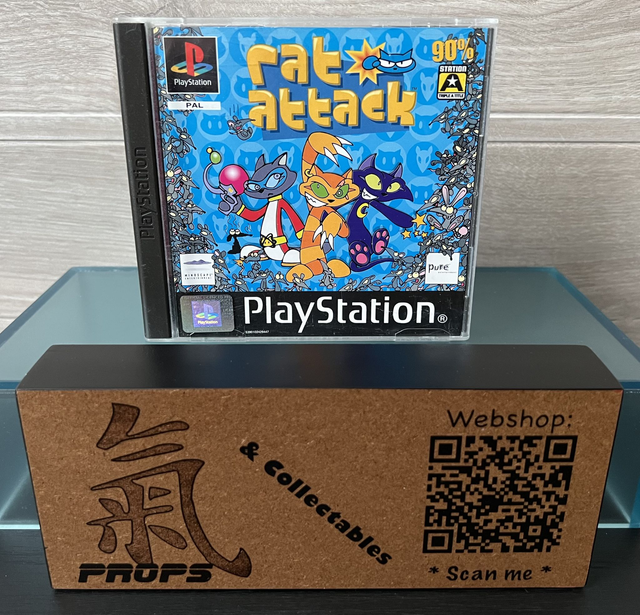 Sony Playstation 1 game : Rat Attack * Complete * PS1