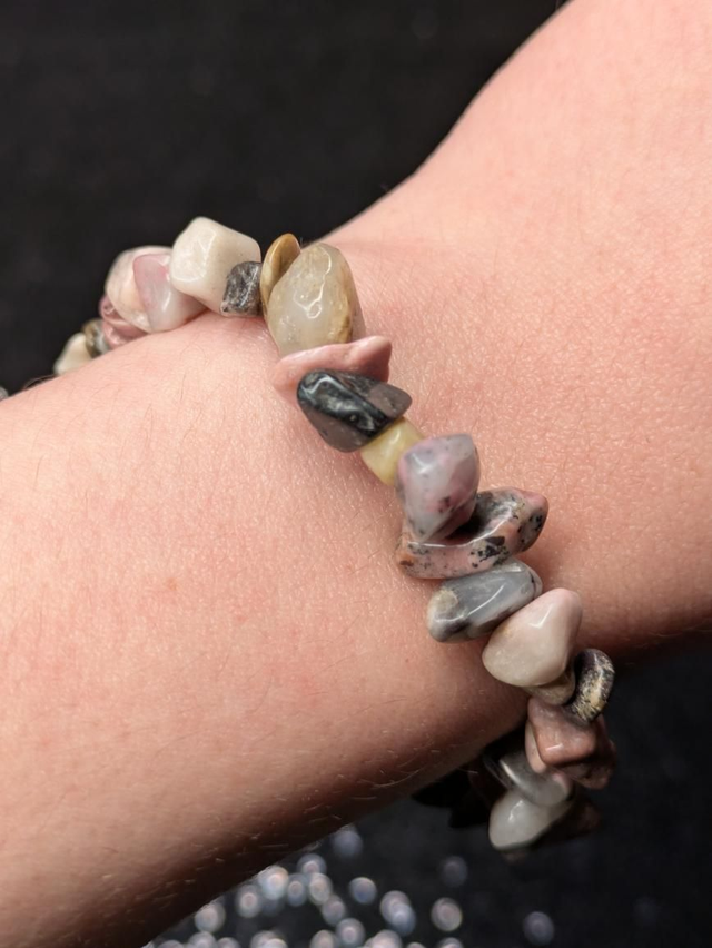 Bracelet rhodonite baroque 