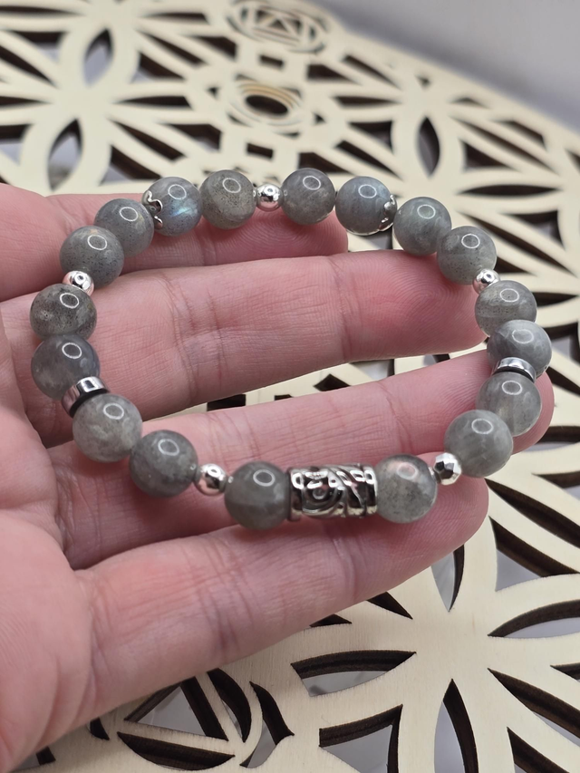 Bracelet Labradorite 0,8 cm