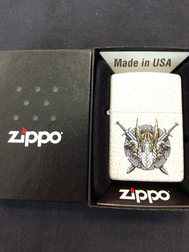 Odin with Swords Design Genuine Zippo Lighter 