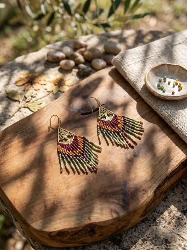 Boucles d'oreilles "Gaïa"