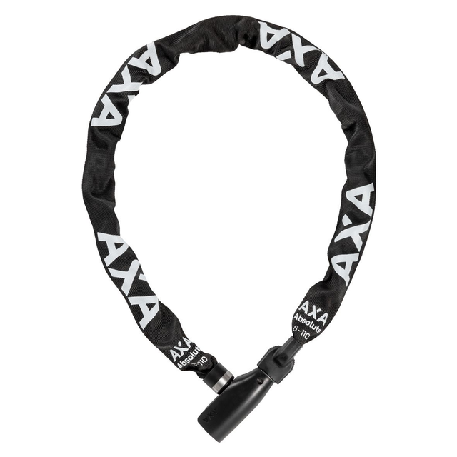 AXA Absolute 8 kettingslot 8-110 auto-click zwart