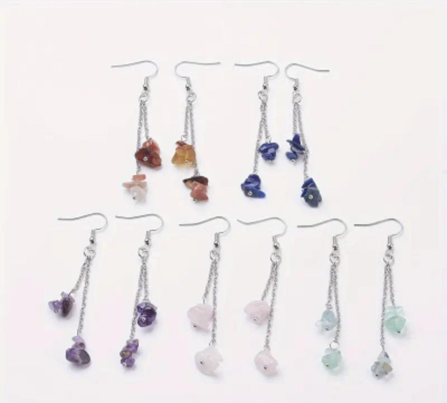 Boucles d'oreilles doubles au choix 