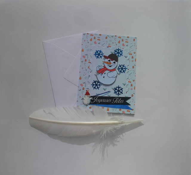 Un adorable bonhomme de neige