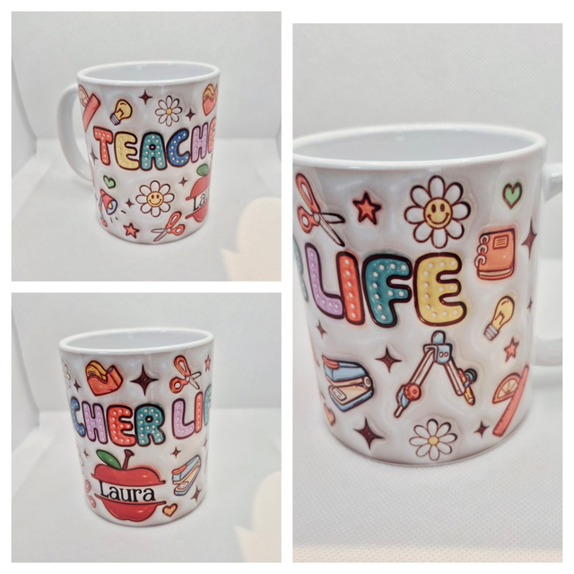Teacher Life Personalised Mug