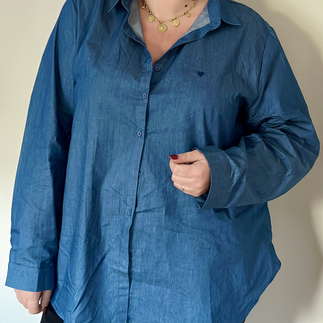 Chemise effet jean du 44 au 50 