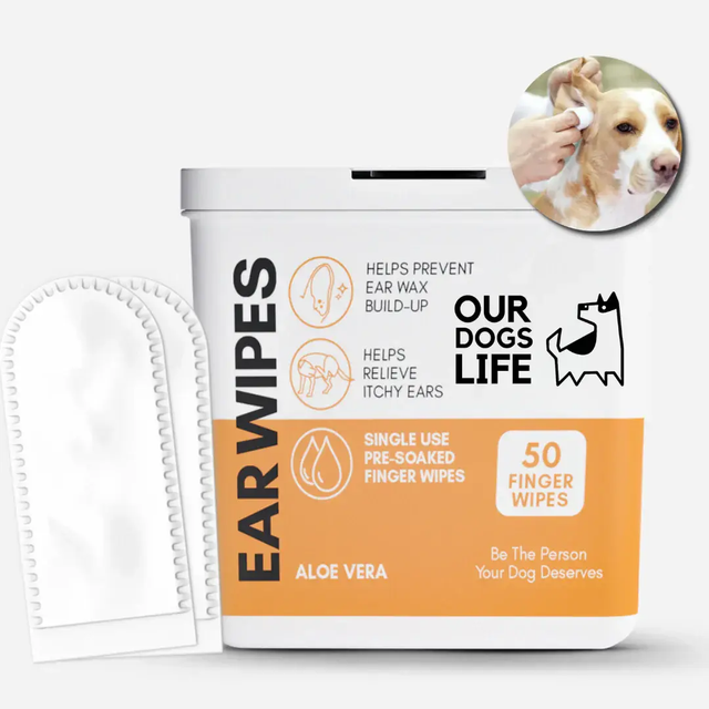 OURDOGSLIFE EAR CLEANING WIPES N50 - servetėlės ausų valymui