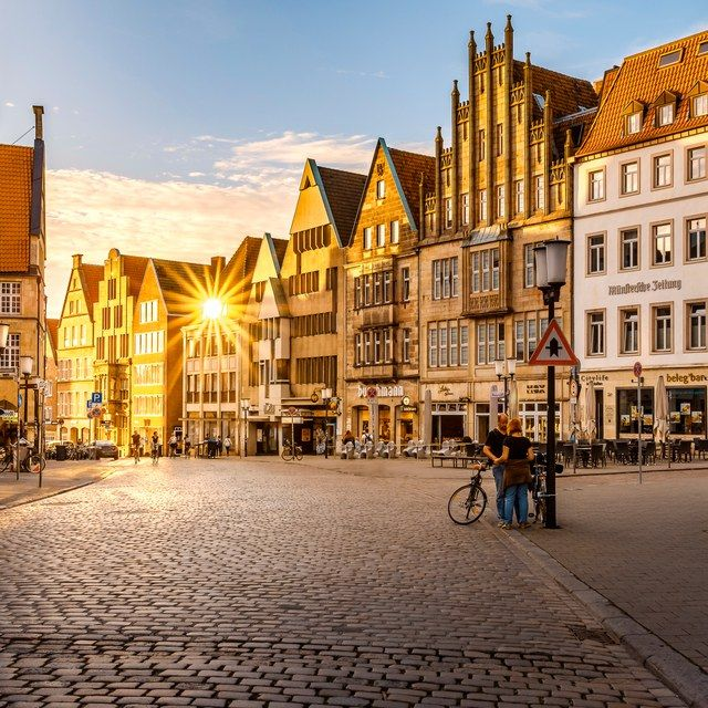 Prinzipalmarkt in der Abendsonne