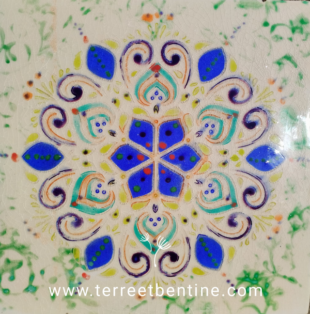 COLLECTION " Renouveau" - Pièce UNIQUE - 22 x 22 cm