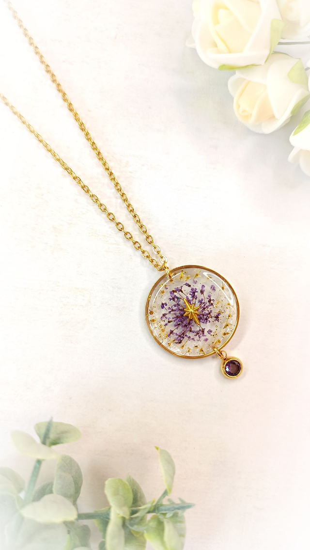 DAPHNE - Violet Campanule et Jaune Narcisse