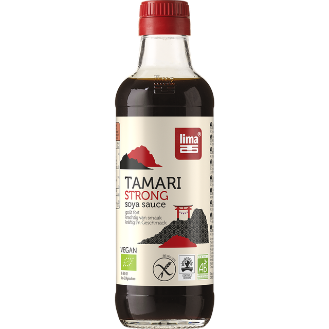 Sauce Tamari Strong Bio Sans Gluten 500 mj – Lima