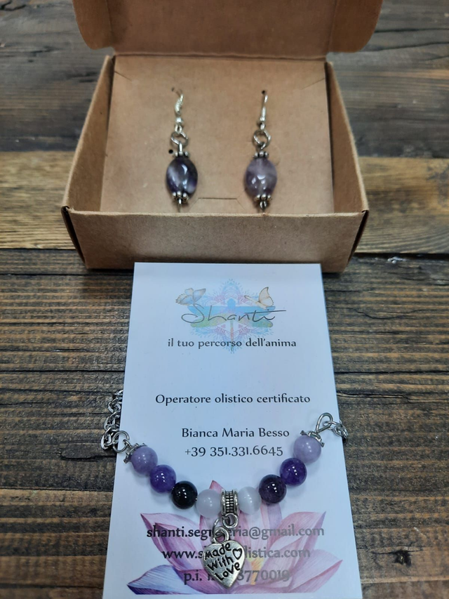 Parure donna ametista