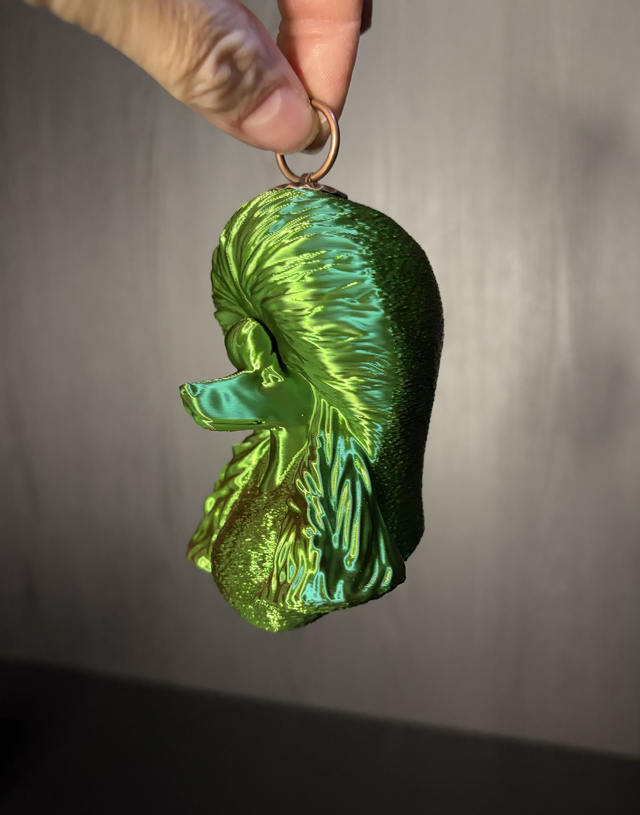 Poodle Pink-Green Chameleon