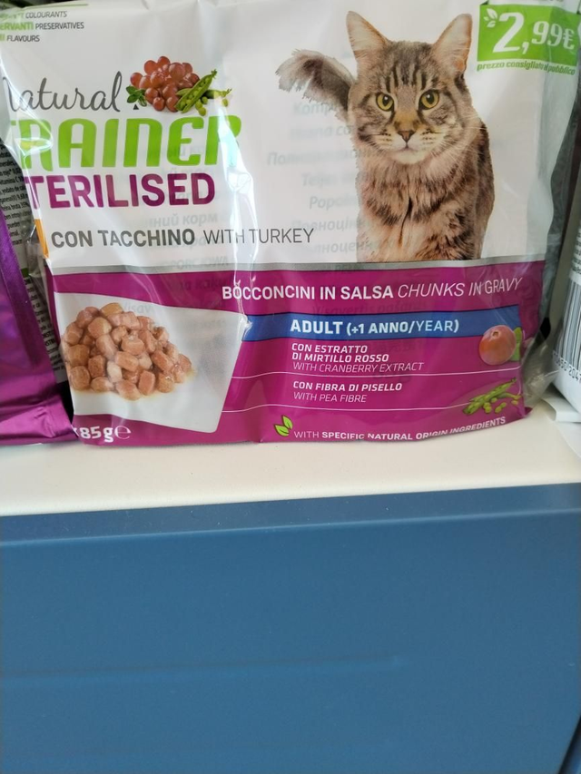 Natural Trainer Sterilised  Bocconcini Di Tacchino 