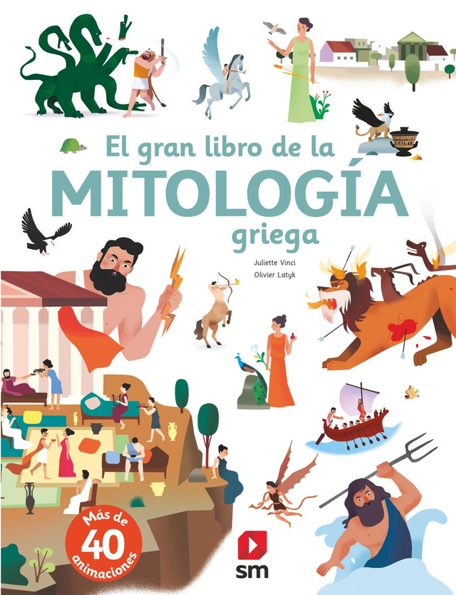 El gran libro de la mitología griega - Juliette Vinci, Olivier Latyk