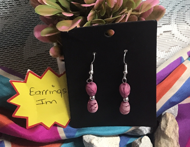 Rose Pink Dangling Earrings - RPD20
