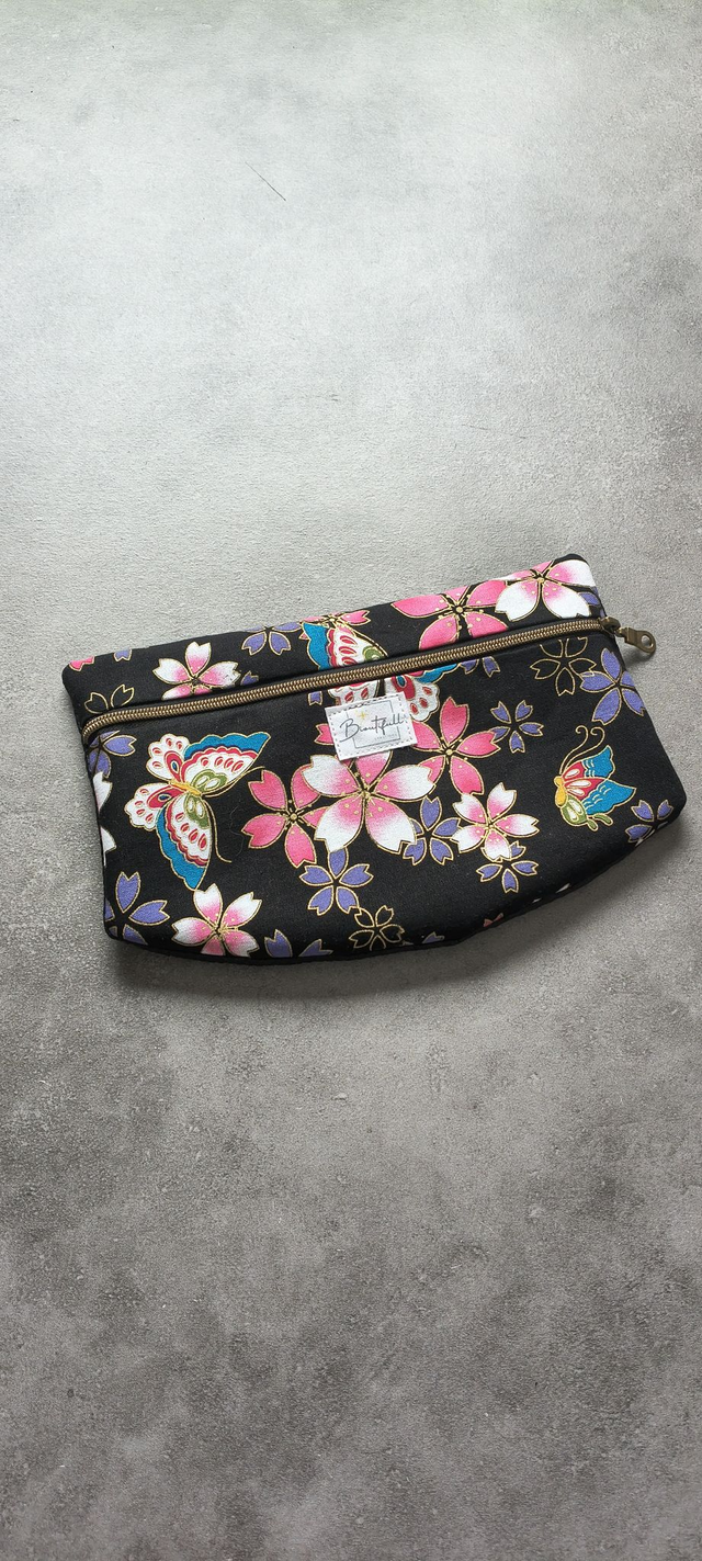Pochette amovible &quot;Collection Papillons&quot; fleurs