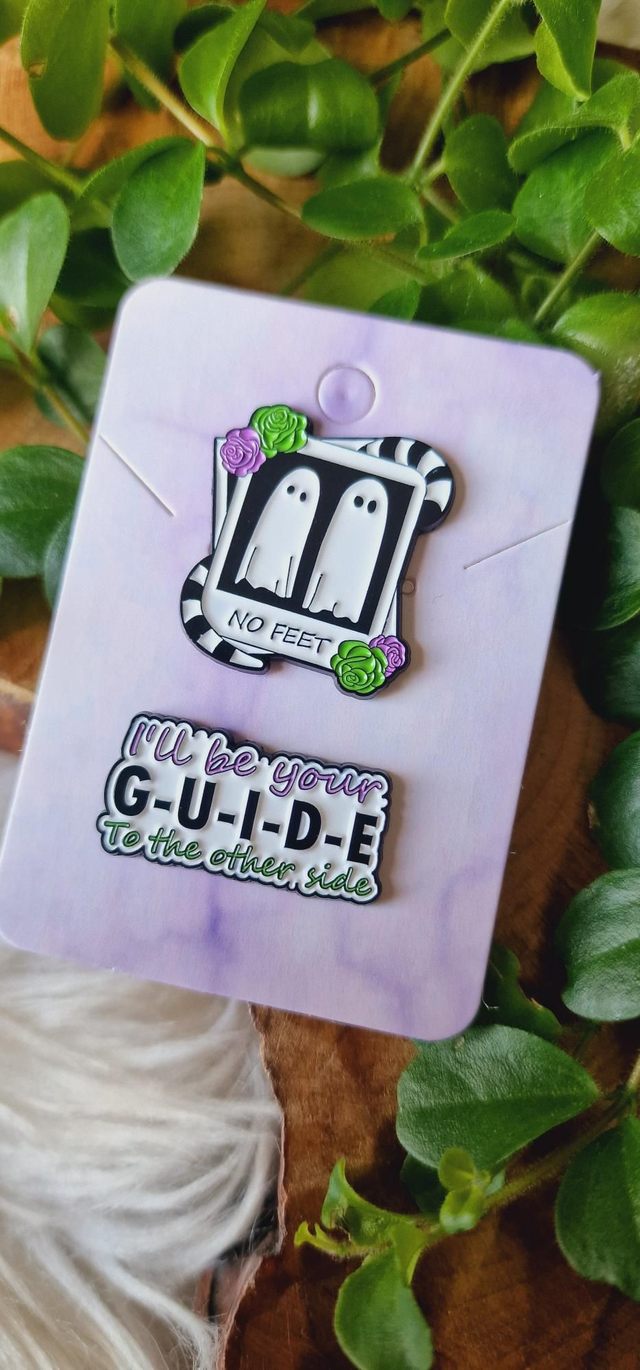 I'll be your guide to the other side Pin Badges